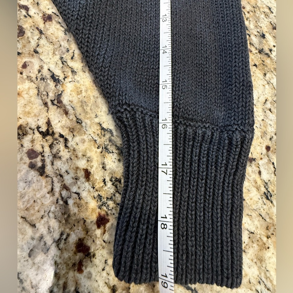 Victoria Jones vintage sequined black knit sweater SZ SM FLAW - Picture 10 of 13